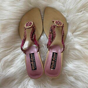 Pink Beaded Fairy Kitten Heels